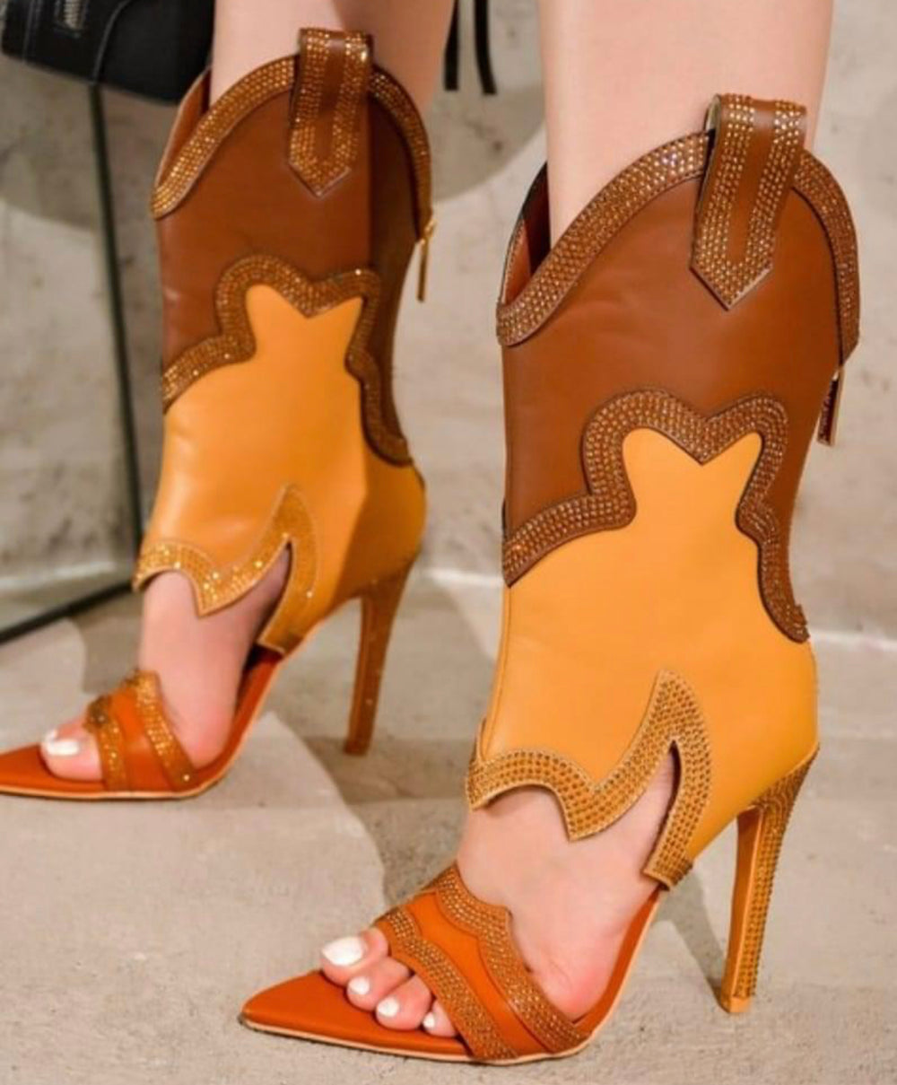 $85 Brown Cowboy Boots