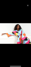 $85 Blue Multi Color Jacket