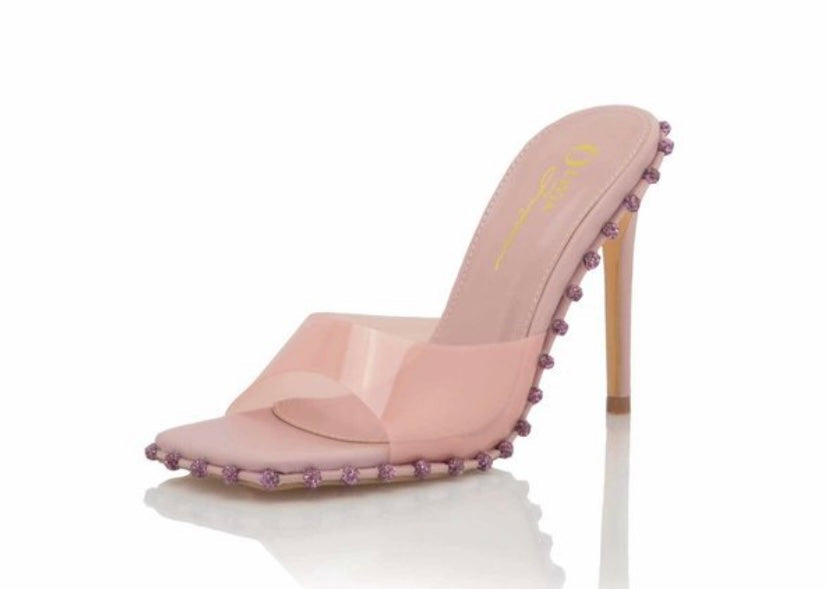 Mauve High Heeled Sandal