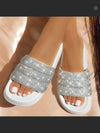 $20 White Foam Sandals